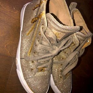 Gold Sneakers
